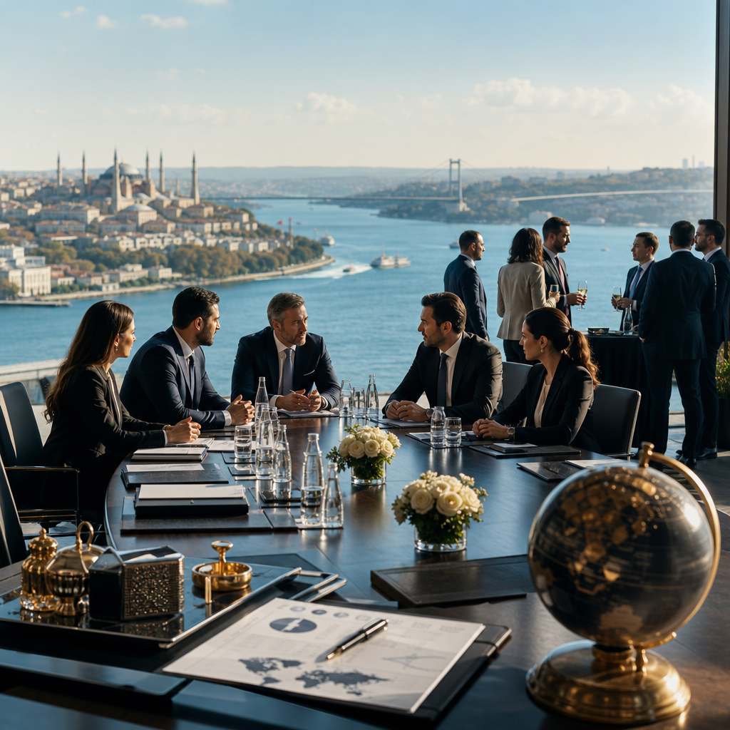 İstanbul's Uluslararası Markalar İçin B2B Ağ Kurma ve VIP Zirve Yönetimi